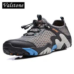 Valstone/Мужская Уличная обувь; коллекция 2019 года; сезон лето-осень; Супер Кроссовки с сетчатым верхом на резиновой подошве; обувь для прогулок;