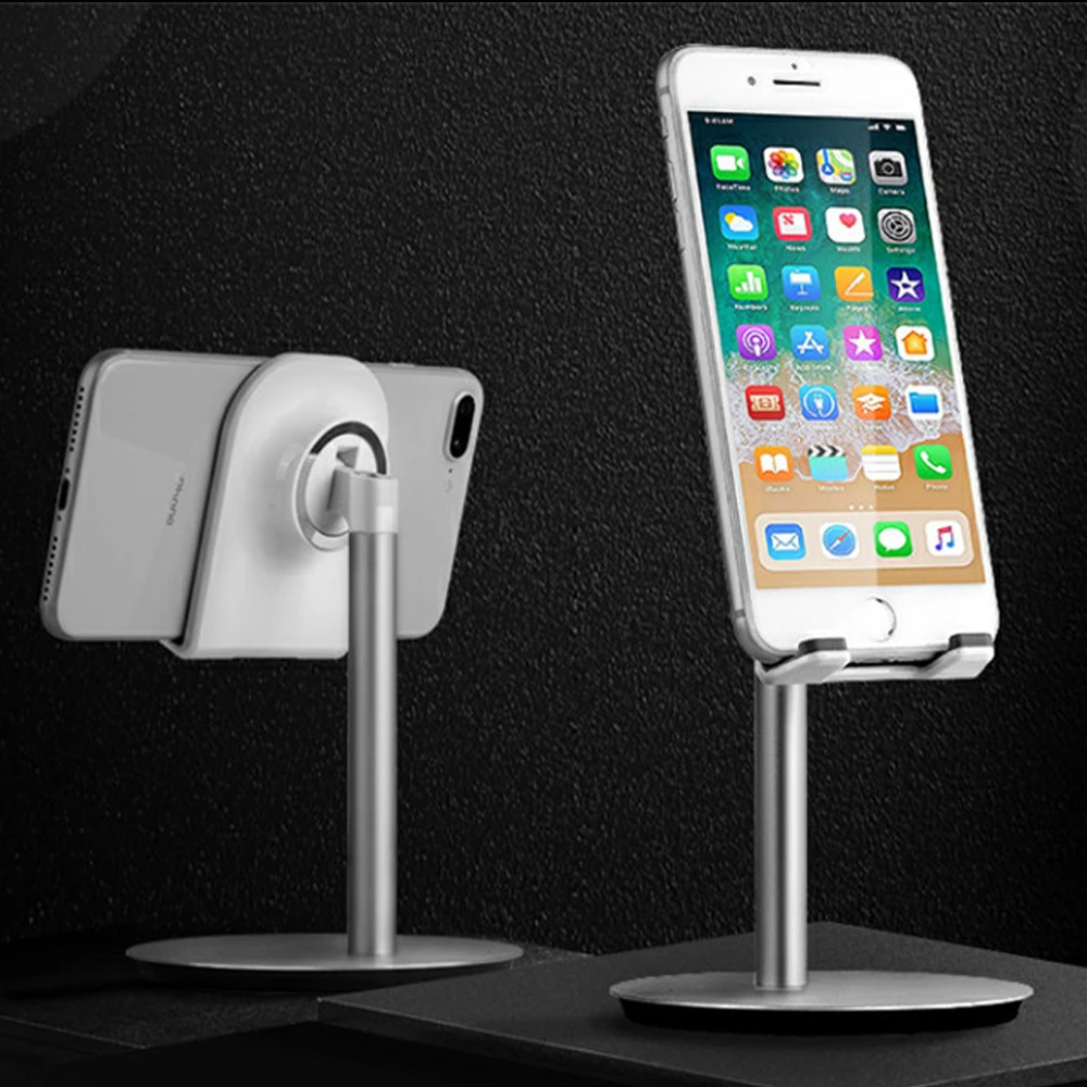 Универсальный алюминиевый сплав подставка Настольный держатель зарядный лоток крепление для iPhone Xs max металлическая стойка для планшета для ipad 9,7 ''7,9''