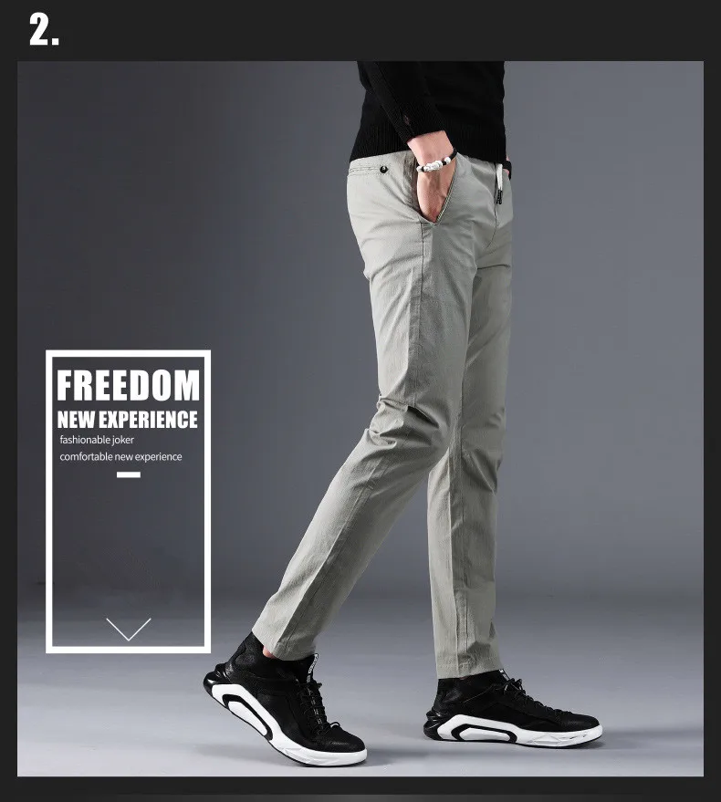 MRMT 2018 бренд осень-зима Для мужчин брюки троса свободные талии повседневные штаны брюки для мужчин Однотонная одежда хлопковые брюки