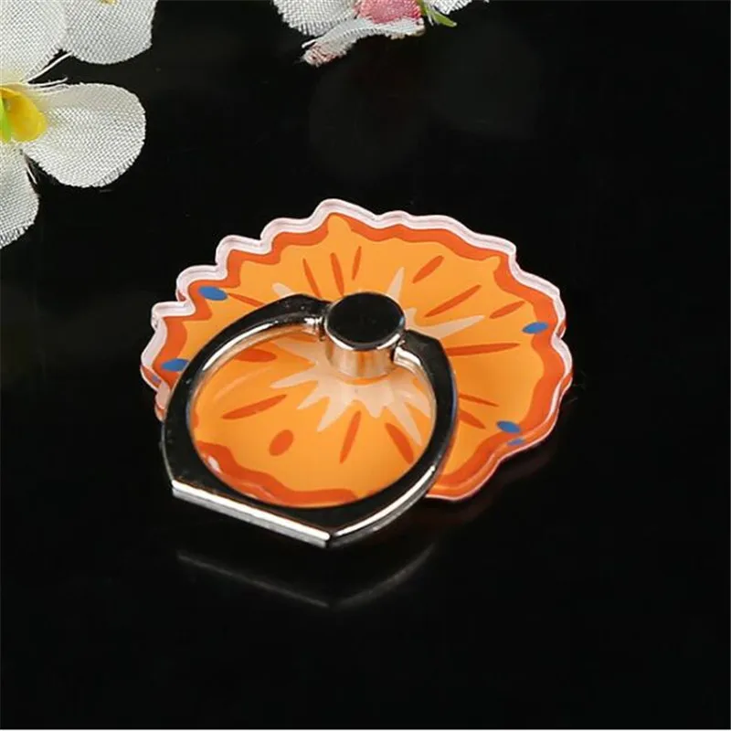 UVR Fruits Lemon cantaloupe Finger Ring Mobile Phone Smartphone Stand Holder For iPhone X 8 7 6 Plus IPAD Car Mount For Samsung