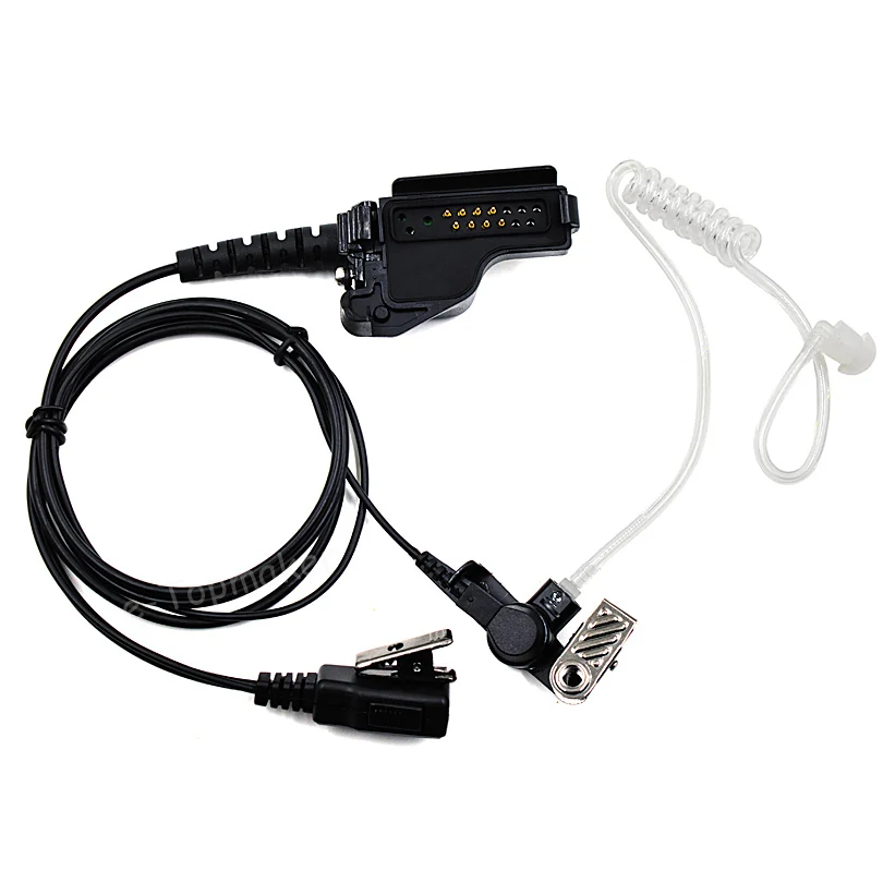 XQF Security Police Air Tube Headset Earpiece For Motorola Radio Walkie Talkie MTX838 MTX1000