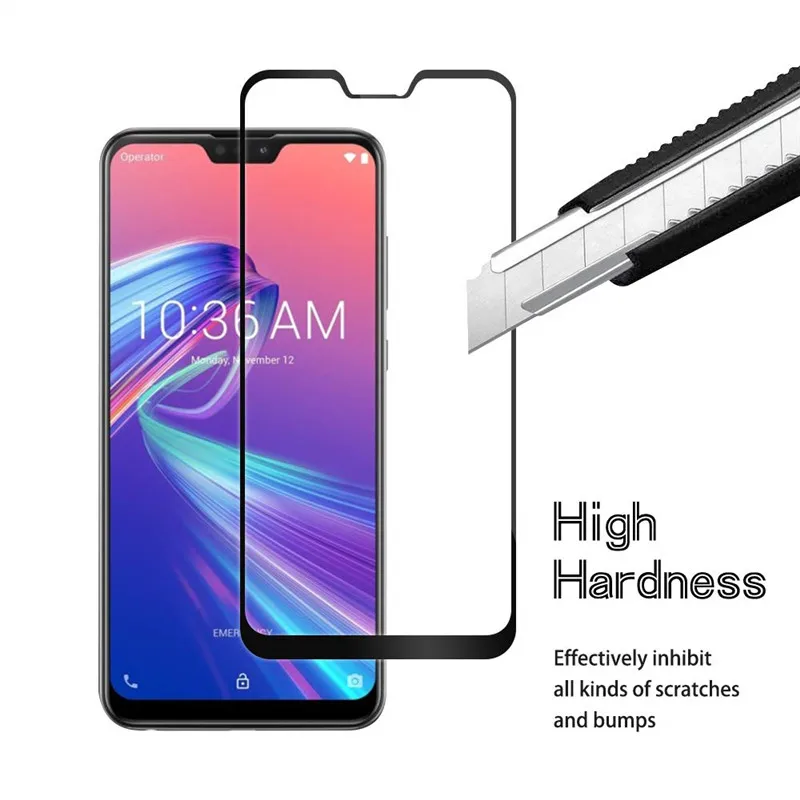 2 pcs protective glass For Asus Zenfone Max Pro M2 ZB631KL ZB633KL screen protector tempered glass 02