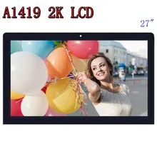 original A1419 2K LCD Display Screen with glass assembly LM270WQ1 SD F1 F2 SDF1 SDF2 For iMac 27