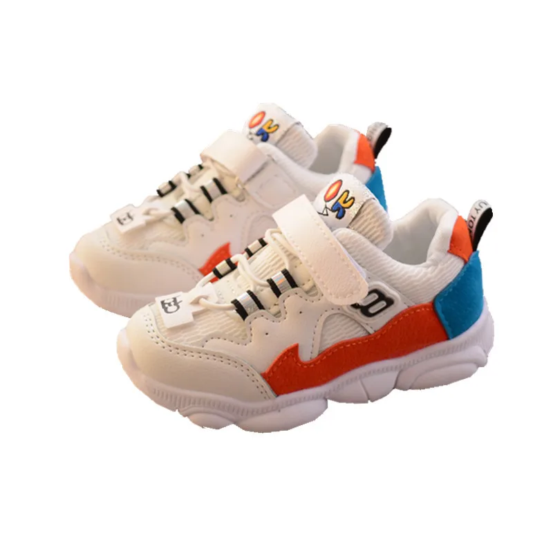 

2019 spring new children's shoes mesh red children's tennis breathable color matching sports shoes kids girls boys sports shoes