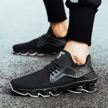 

New Men Fashion Casual Mesh Shoes Comfortable Breathable Shoes For Adult Men Wearproof Antiskid Sneakers Chaussures Pour Hommes