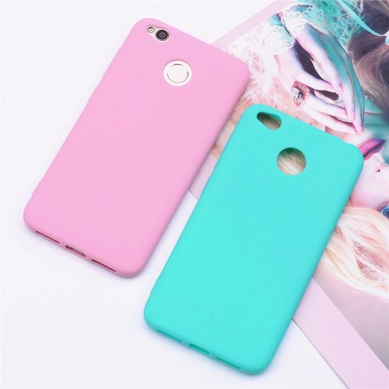 جراب هاتف Xiaomi Redmi 4X Fundas لينة غطاء سيليكون Xiaomi Redmi 4X TPU عودة حامي لينة غطاء من السيليكون ل Xiaomi Redmi 4X