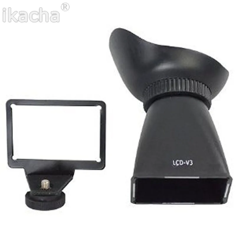 

2.8x 3" 3 inches V3 LCD Viewfinder Loupes Magnifier Viewer Extender Hood For Canon 70D 700D 650D 600D 60D T3i T4i T5i SLR Camera