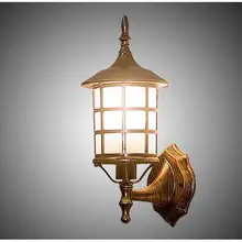 Отельные ворота уличные настенные фонари водонепроницаемый сад освещение открытый Солнечный свет парк прохода Настенные светильники Aplik Lamba бар бра