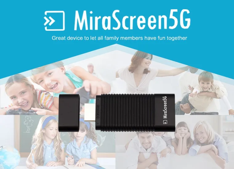 Mirascreen 2 4G/5G ТВ палка ключ DLNA Airplay Miracast беспроводной дисплей 1080P HDMI Поддержка