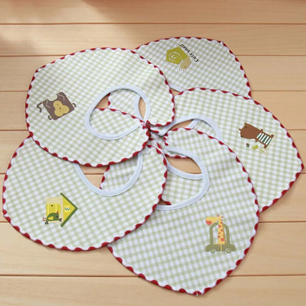 Washable Kids Feeding Bib Baby Cotton Bib Saliva Towels Cloth Infant