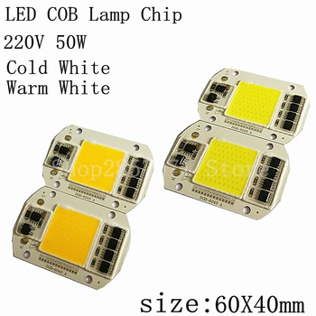 

10PCS LED COB Lamp Chip 50W 220V Input Smart IC Driver Fit For DIY LED Floodlight Spotlight Cold White/Warm White
