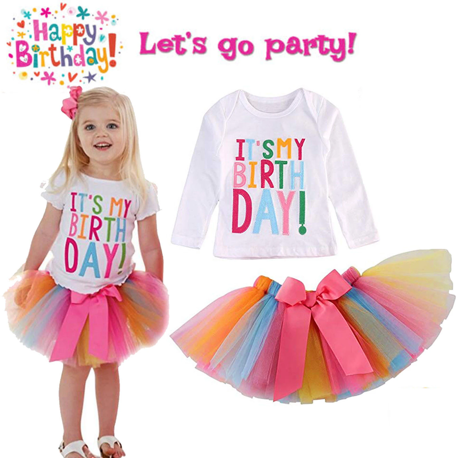 tulle tutu skirt & stripes shirt