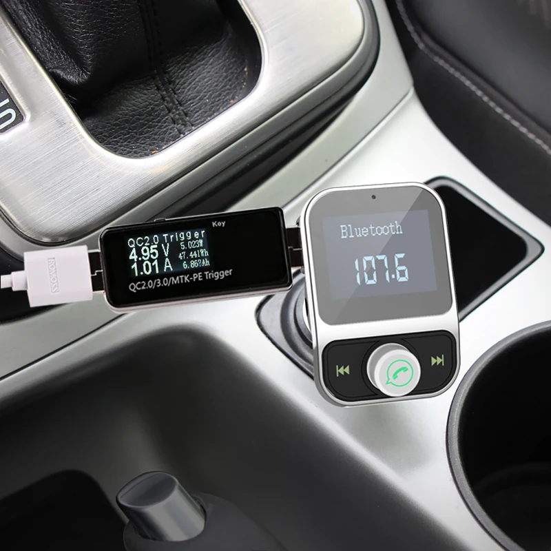 Беспроводной Bluetooth Hands-free Car Kit fm-модулятор аудио автомобиля Mp3 плеер 3.1A USB Зарядное устройство Поддержка карты памяти у fm-передатчик