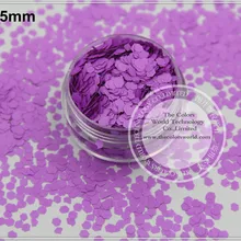 TCF503 неоновые фиолетовые цвета 2,5 мм Размер устойчив к растворителям блеск для пилка для ногтей или другого DIY украшения