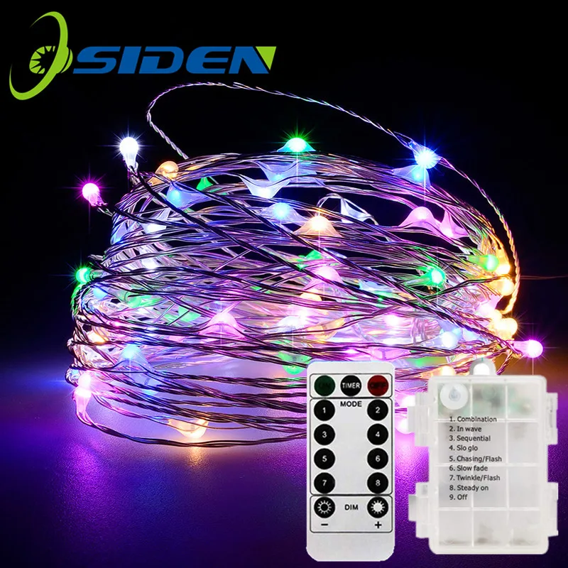 Christmas 33Feet 100 Led Fairy String Lights with Battery Remote Timer Control Operated Waterproof Copper Wire Twinkle Light 20m aaa1 5v 500mah primary alkaline dry battery suitable for timer alarm clock toy electric toothbrush wireless mouse remote control