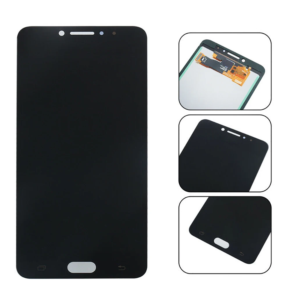 Для Samsung Galaxy C7 Pro C7010 C7010F C7018 ЖК дисплей с сенсорным экраном дигитайзер TFT черный и