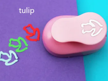

2-2.5CM Tulip Shaped EVA foam craft punch paper cutter for greeting card Scrapbooking Handmade Furador Flower hole puncher