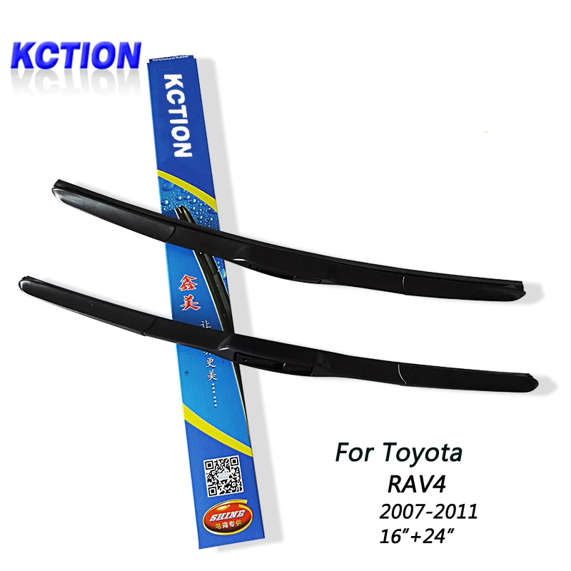 

Car Windshield Wiper Blade For TOYOTA RAV4 (2007-2011) ,17"+24",Natural rubber, Three-segmental type , Car Accessories