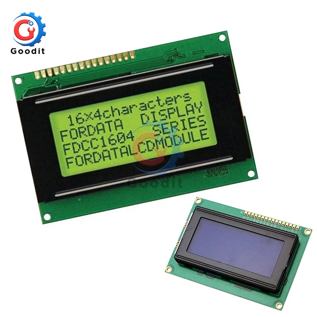golpear Además Degenerar Arduino 16 4 Lcd Display | Display Lcd 16 2 Arduino | Arduino 16x4 Lcd  Screen - 1604 Lcd - Aliexpress