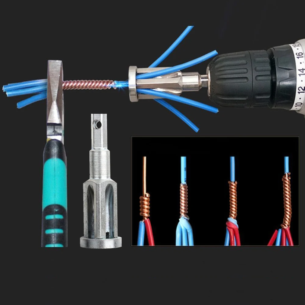 

1 Pcs Wire Stripping Artifact Automatic Tool Twist Line Durable for Electrician LB88