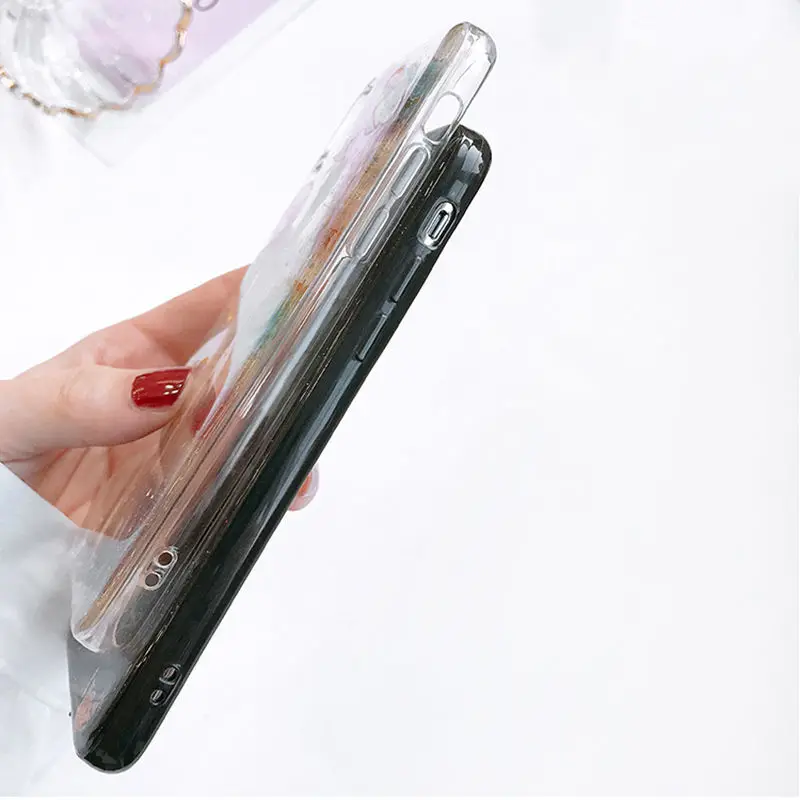 Блестящие чехлы для телефонов с космическими планетами iphone X XS XR Max 7 6 6S 6Plus 8 8Plus