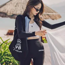 Купальник женский раздельный купальный костюм женский с шортами купальники для полных брюк цветные раздельные пляжные уличные спортивные