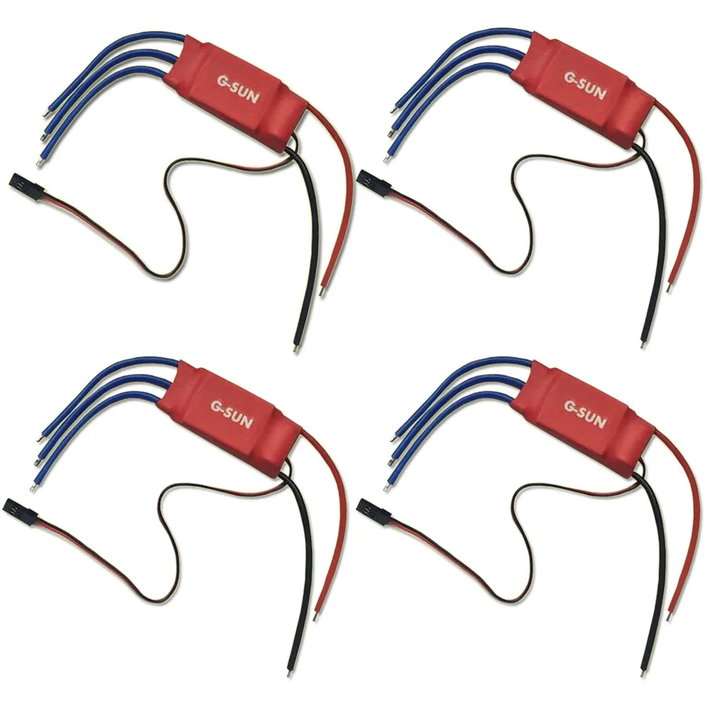 

4pcs 2-4S 30AMP 30A SimonK Firmware Brushless ESC w/BEC Quad Multi APM NAZA