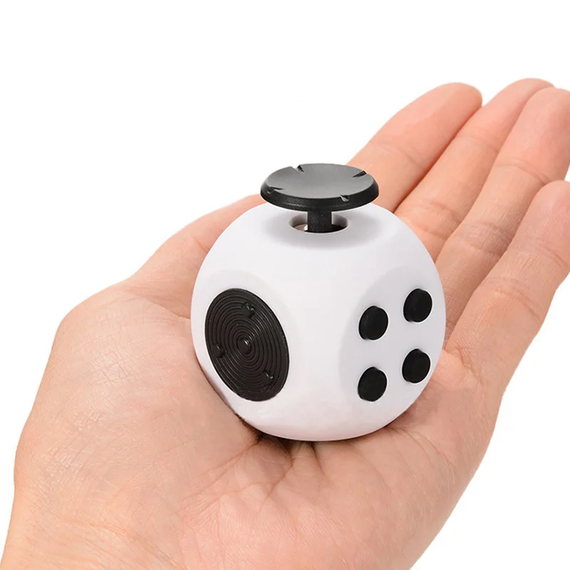 Mini Fidget Cube Toy Vinyl Desk Finger Toys Squeeze Fun Stress Reliever 3.3cm High Quality Antistress Cubo |