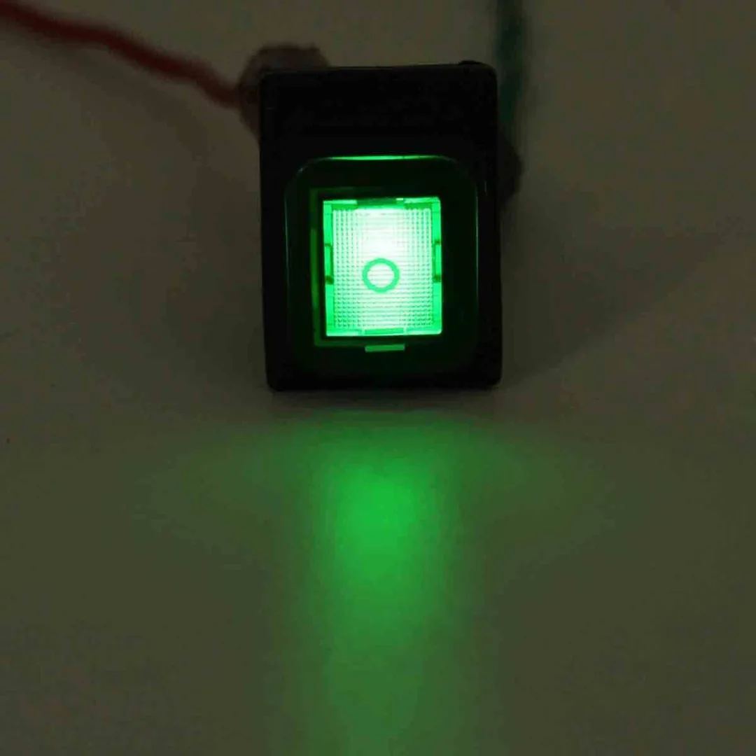 JX-LCLYL 1pc Car Boat On-Off-On 6 Pin 12V LED Light Rocker Toggle Switch Waterproof