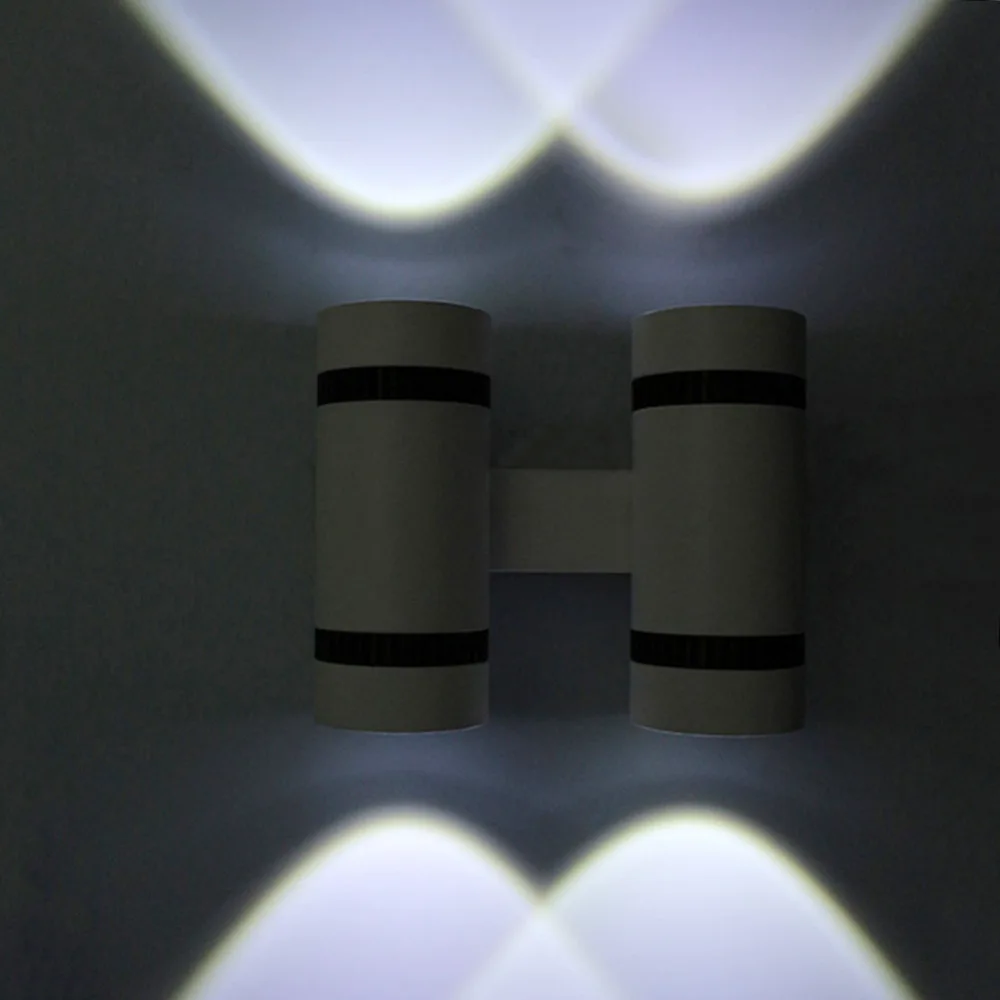 

Tanbaby Europe Modern Led Wall light outdoor indoor 12W AC100-240V Aluminum White Wall Mounted light lamp waterproof sconce