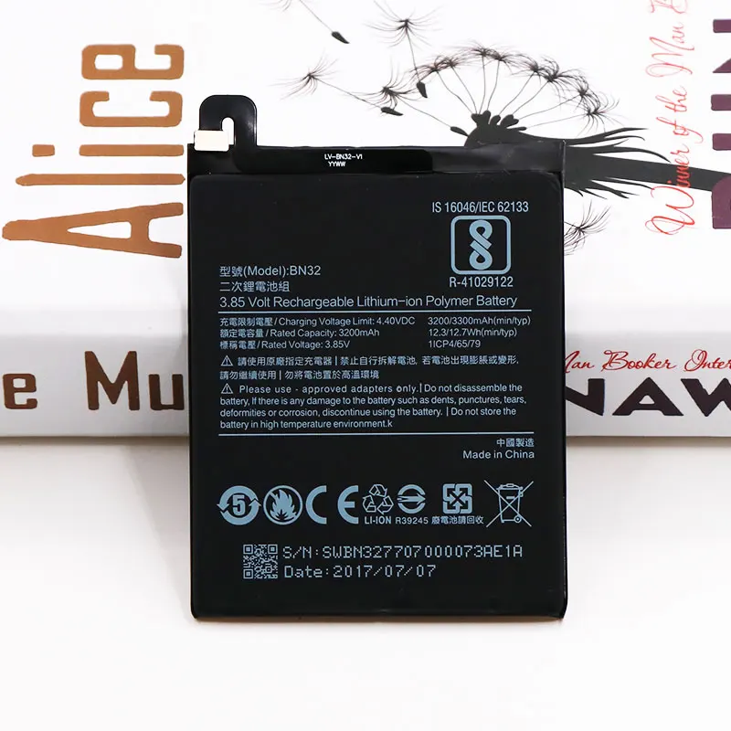 Mcdark для 3300 мАч Xiaomi BN32 батарея Замена Высокое качество большая емкость резервная