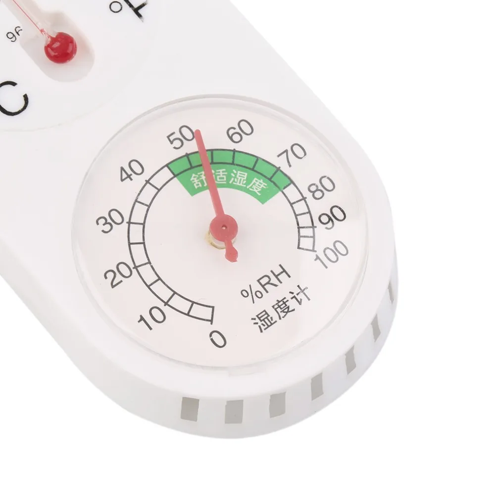 Белый аналоговый бытовой термометр-гигрометр, настенный Погодный тестер, измерение, высокое качество