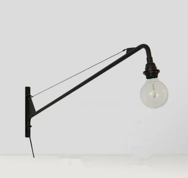 

Suspension luminaire Jean Prouve Designer LED Wall Light Potence Retro Wandlamp Aisle Long Rod Cantilever LED Wall Lamp Fixture