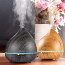 EASEHOLD 150ml Essential Oil Diffuser, Wood Grain Ultrasonic Cool Mist Humidifier with 7-Color Changing LED Lights Auto Shut-off
