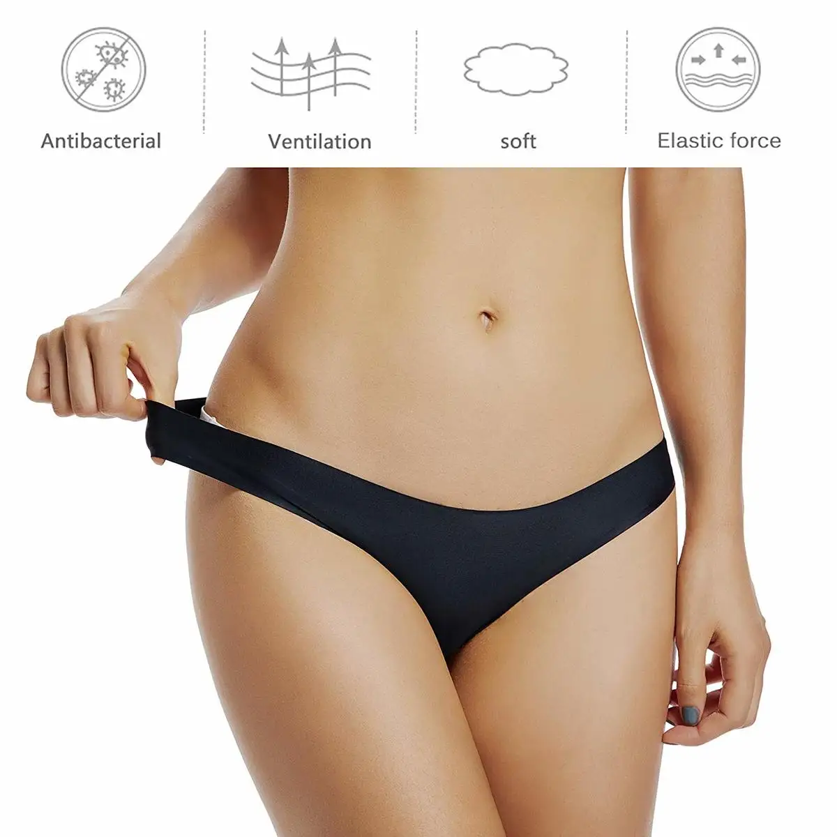 

Joyshaper Womens Invisible Seamless Bikini Underwear Half Back Coverage Panties Seamless Comfort Fit Ultro-soft Breathable Light