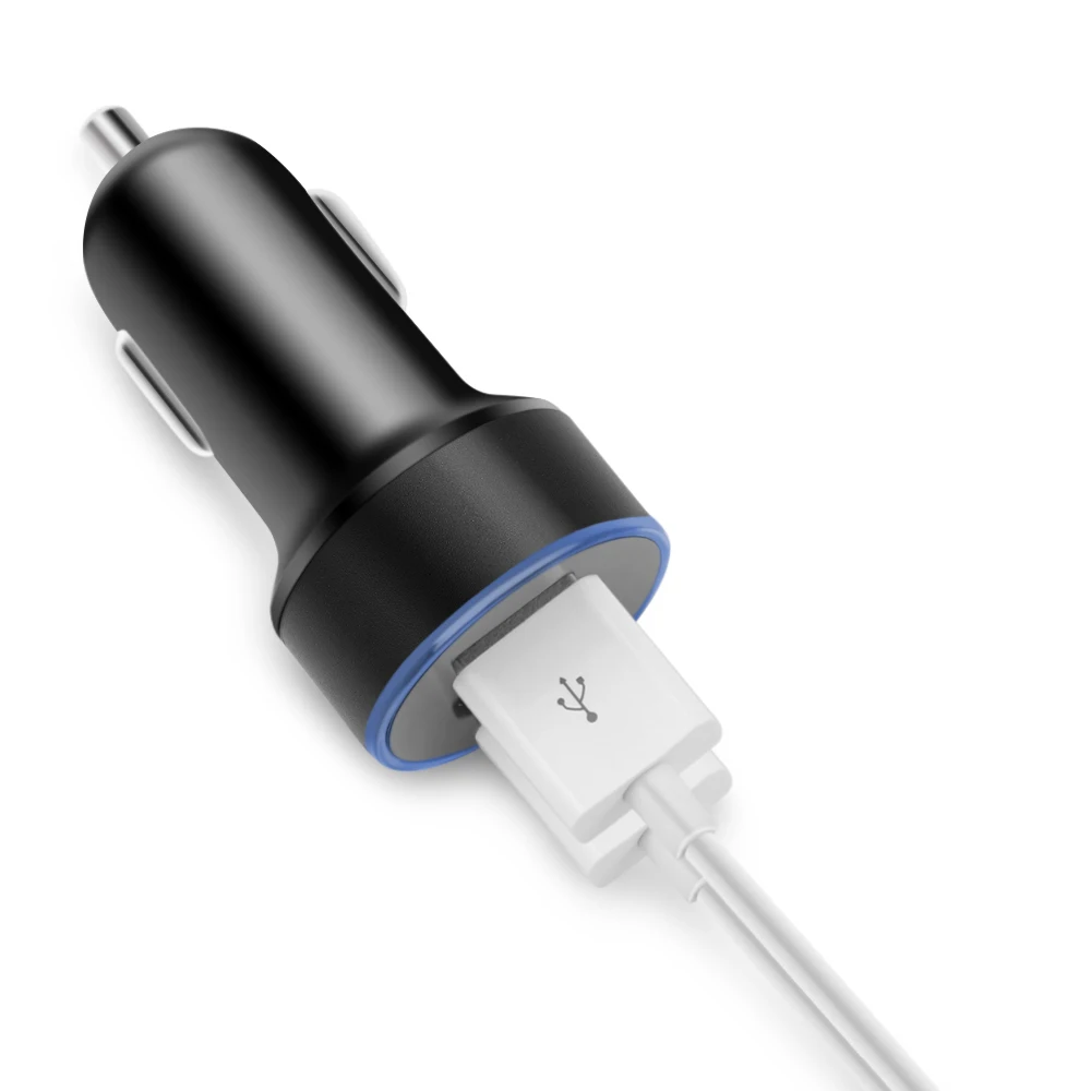 3.1A автомобильное зарядное устройство с двумя usb портами 2 порта ЖК дисплей 12 24 В