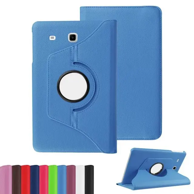 

Rotating 360 Degree Luxury Folio Stand Rotary Leather Case Protective Cover For Samsung Galaxy Tab E 9.6 T560 T561 SM-T560 9.6"