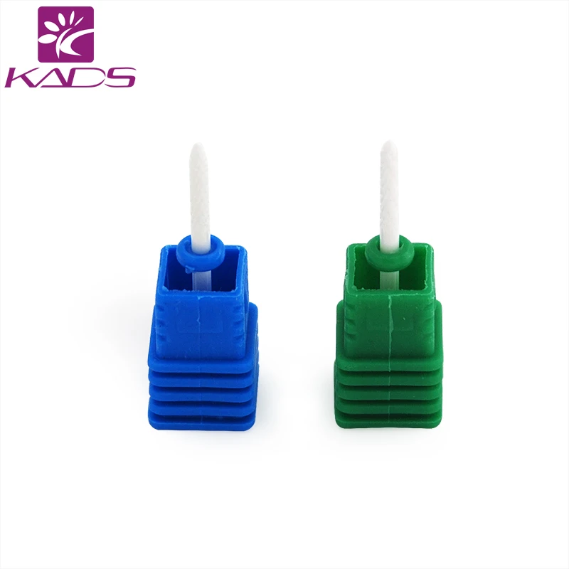 KADS Slender Ceramic Nozzle Nail Art Drill Bit Salon Electric Drill Manicure File Nail Art Tool