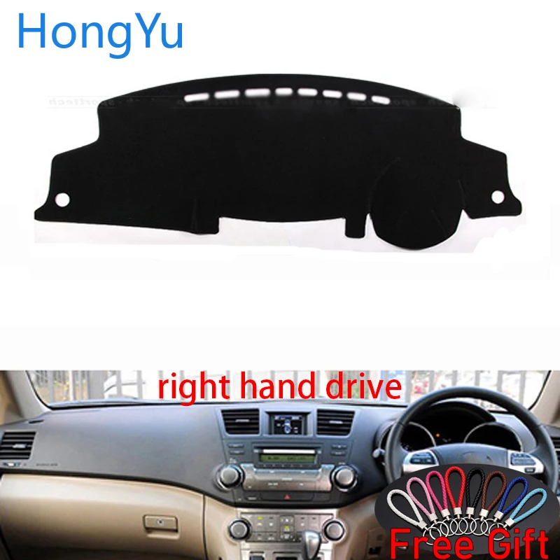 Car Dashboard Cover Dash Mat Board Pad Carpet Dashmat Interior Mats For Toyota Highlander 2009 