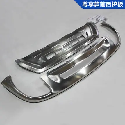 

Stainless steel before after touareg guard board front fender front rear bumpers 304 for vw Touareg style bumper Bumper