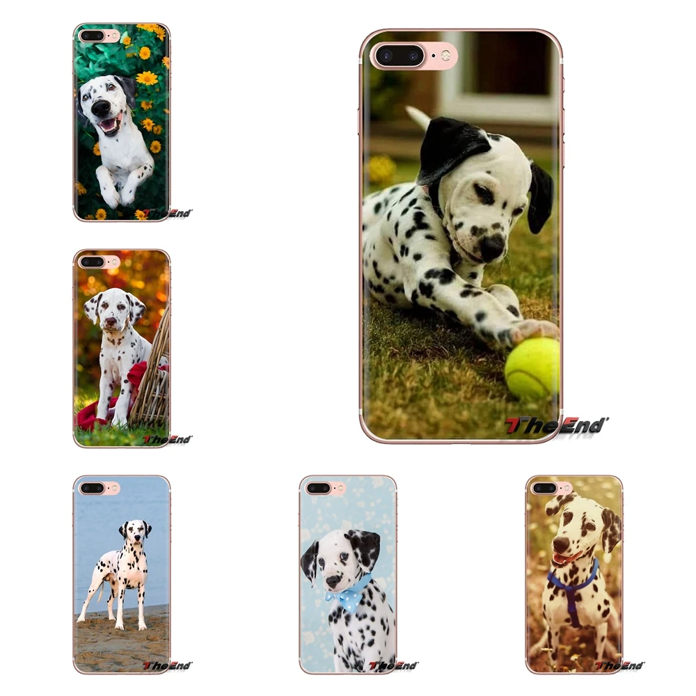 Baby Dalmatian puppies Dog Soft Transparent Shell Case For Samsung Galaxy S3 S4 S5 Mini S6 S7 Edge S8 S9 S10 Plus Note 3 4 5 8 9 |