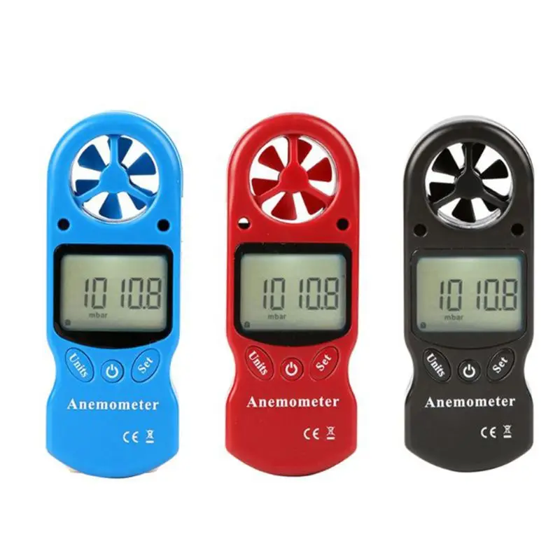 

8 in 1 TL-302 Digital Anemometer LCD Display Thermometer Hygrometer Temperature Humidity Wind Speed Chill Barometric Pressure Al