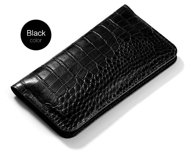 Wangcangli бренд натуральной телячьей кожи чехол для телефона Крокодил текстуры Флип многофункциональный телефон сумка для iPhone 7 ручной работы
