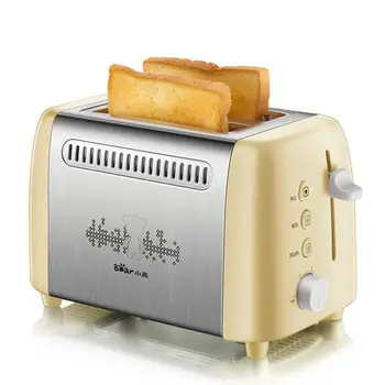 

Stainless Steel 6-Slice Toaster Home Bread maker with 6 Operating Mode 680W Breakfast Toast Machine Double-side Baking