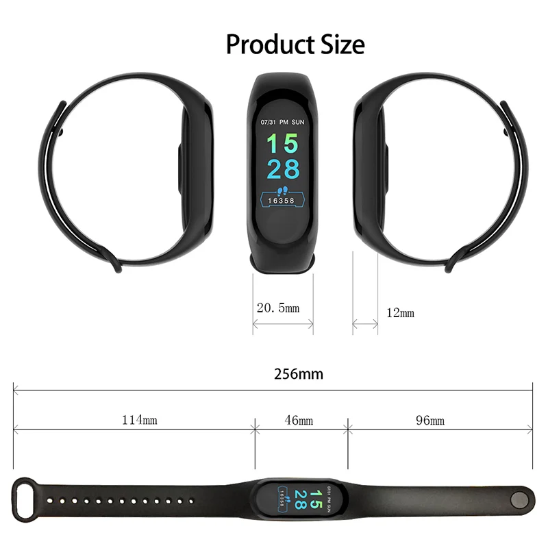 Wearpai M3 Цвет Экран умные часы кровяное Давление кислородом HR активности FitnessTracker