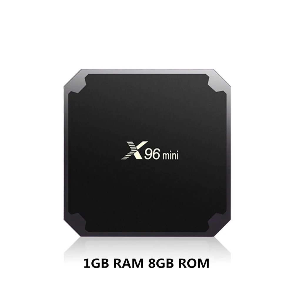 5 шт. X96mini Android 7,1X96 мини Smart tv BOX S905W четырехъядерный Поддержка 2,4G беспроводной wifi медиаплеер приставка