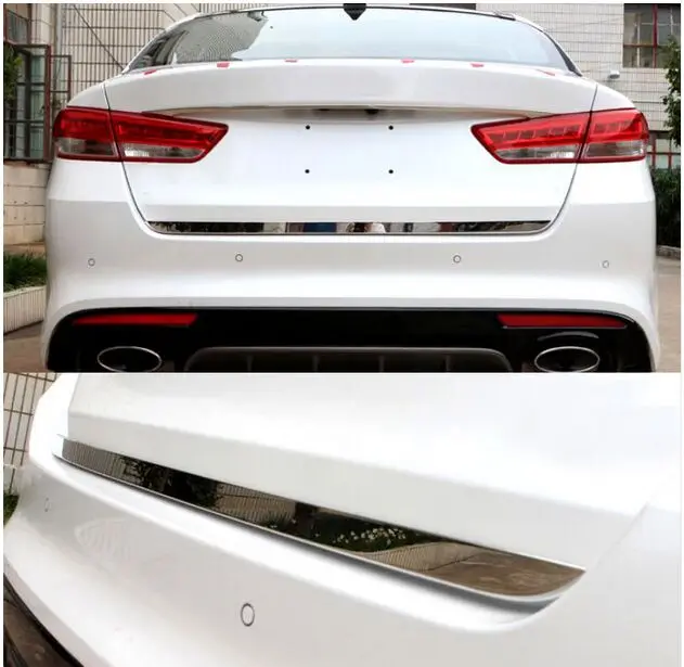 Аксессуары подходящие для KIA OPTIMA K5 JF 2016 хромированная Задняя Крышка багажника