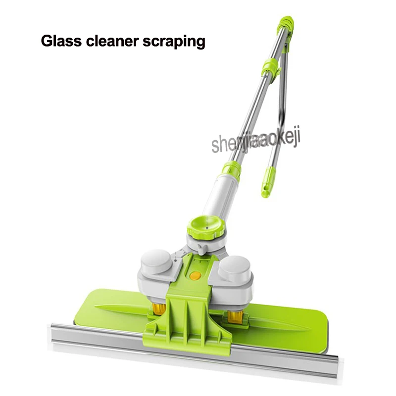 

Home Glassware artifact double-sided window cleaner telescopic rod wash high-rise high-rise cleaner scraper window cleaning tool