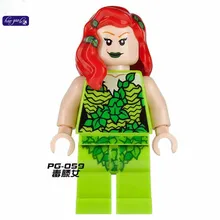 Haogaole 100 шт. pg059 здания Конструкторы superes Heroes Мстители Ivy Джокер Харли Квинн Бэтмен кирпичи Игрушечные лошадки