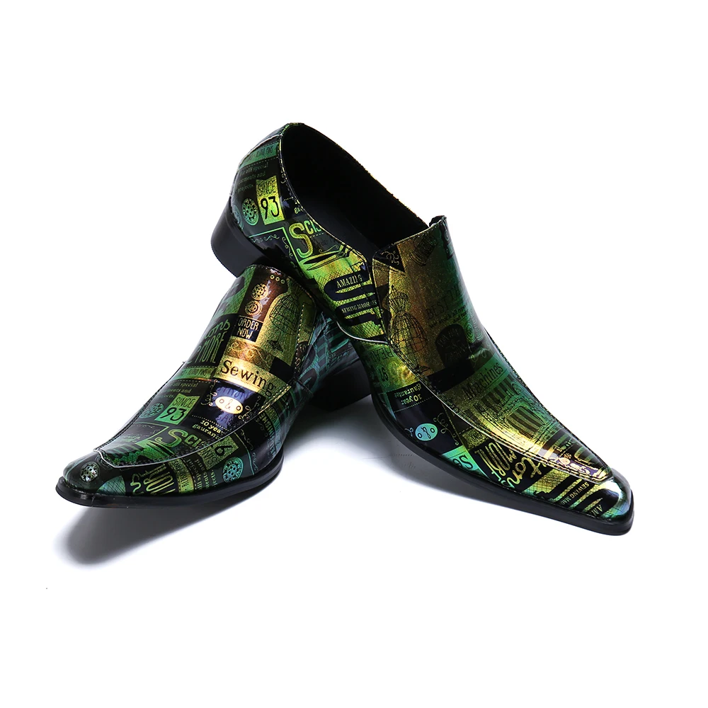 couro genuíno plus size festa formal brogue